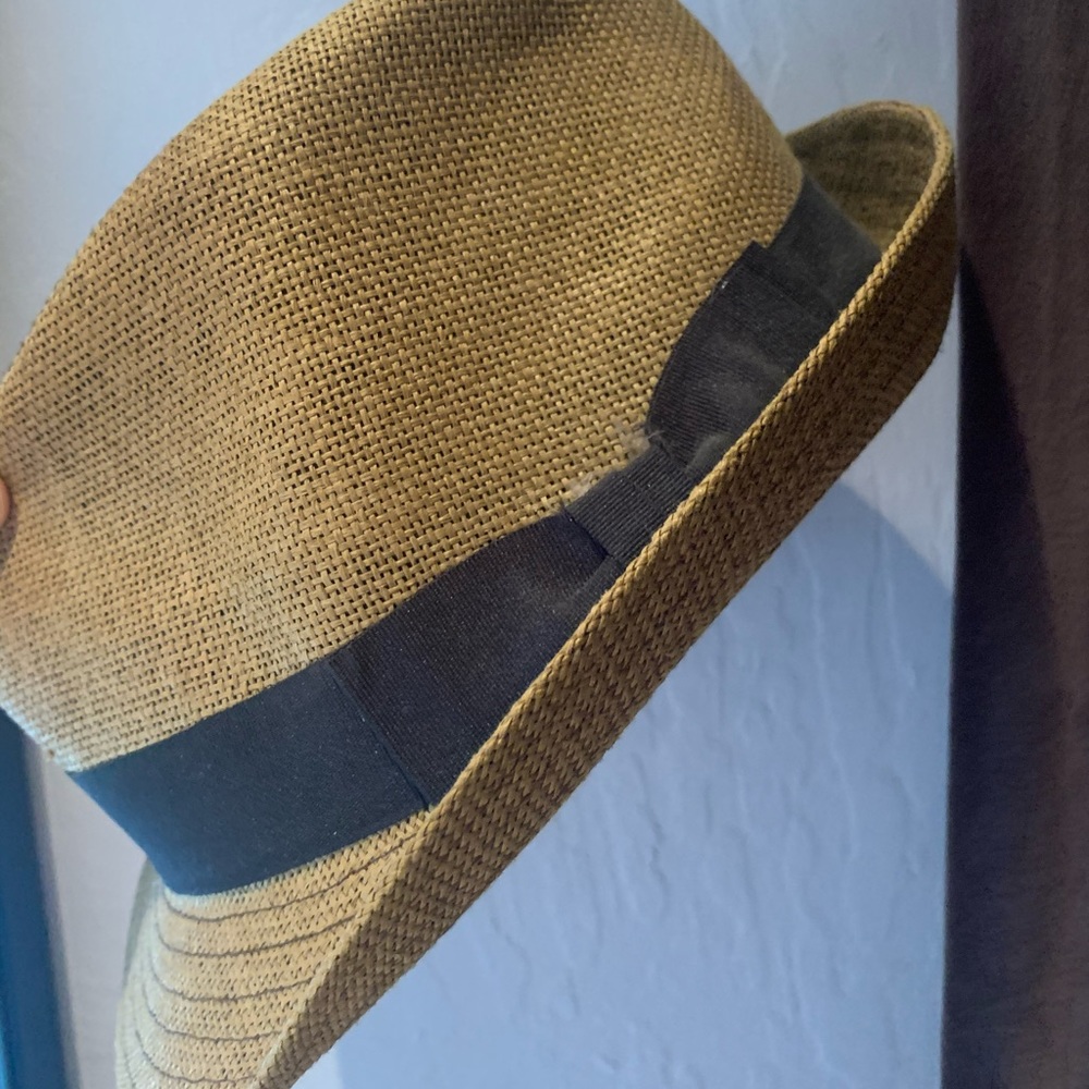 Brown & black fedora